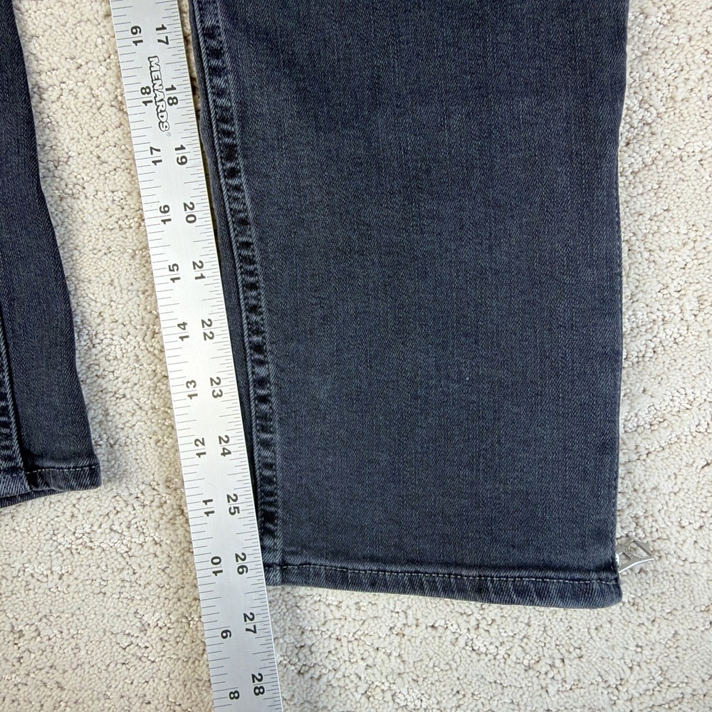 Women's Rag & Bone Size 30 Nina High Rise Ankle Cigar‎ Black Denim Jeans - Picture 4 of 9